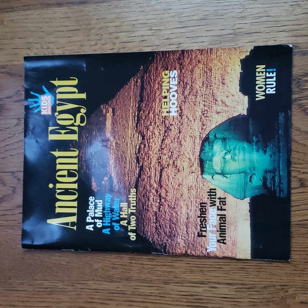 Vintage Y2K Kids Discover Magazine Ancient Egypt Volume 11 Issue 9